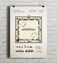Monopoly gra patent PLAKAT